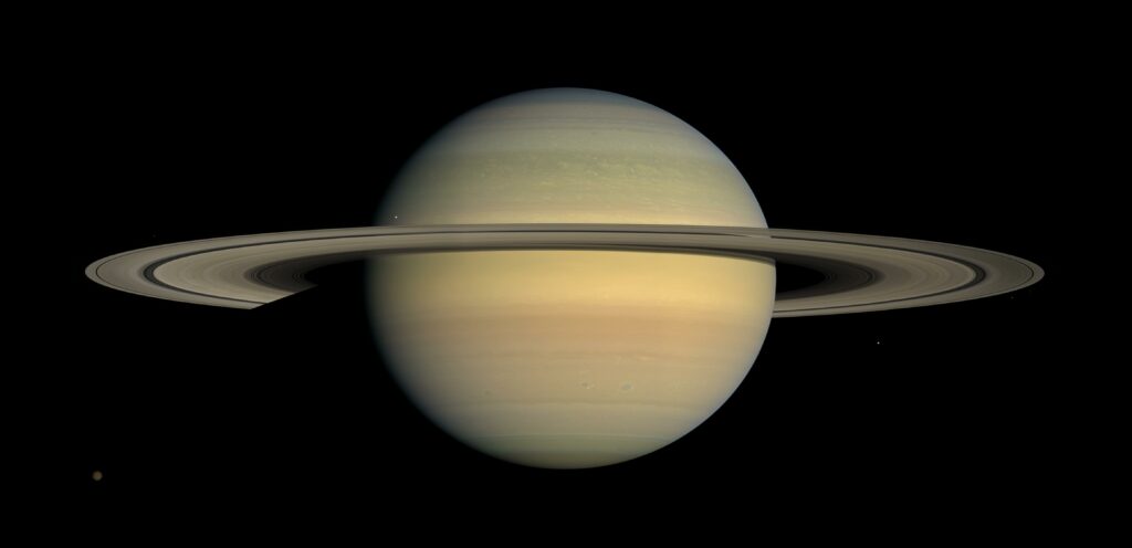 The planet Saturn