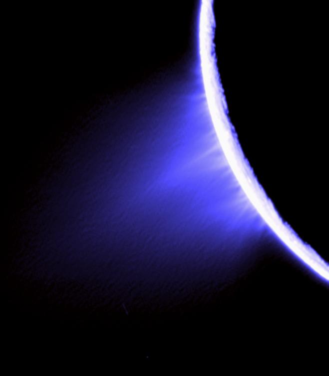 Cassini imaging scientists used views like this one to help them identify the source locations for individual jets spurting ice particles, water vapor and trace organic compounds from the surface of Saturn's moon Enceladus